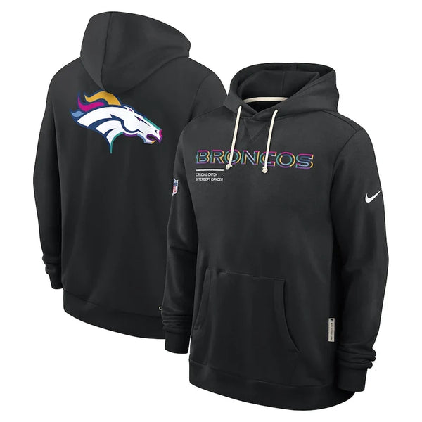 Denver Broncos Black 2025 Dri-FIT Hoodie