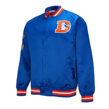 Denver Broncos Blue Satin Jacket