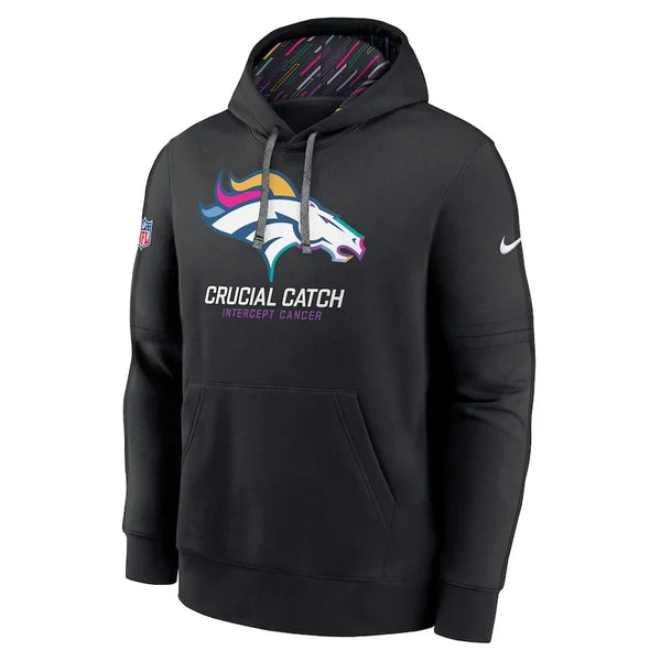 Denver Broncos Crucial Black Fleece Hoodie