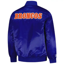 Denver Broncos Satin Varsity Jacket