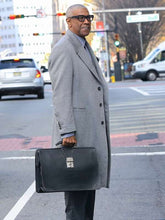 Denzel Washington Here Comes the Flood Grey Coat