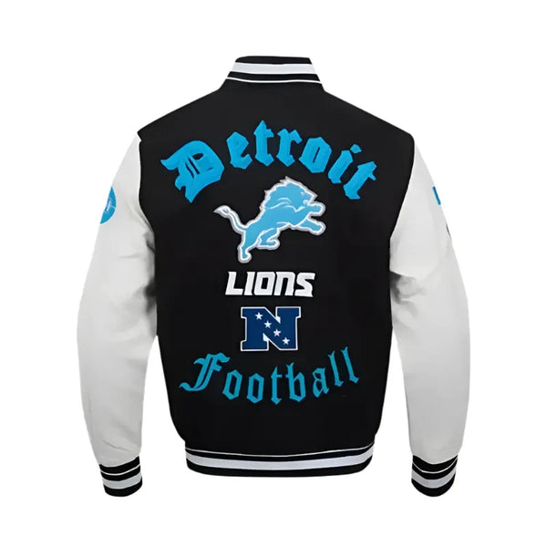 Detroit Lions Wool Varsity Jacket