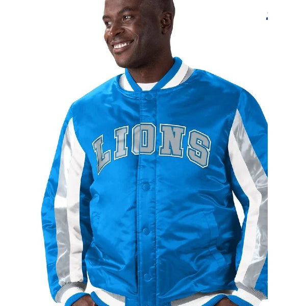 Detroit Lions Stripe Starter Men’s Jacket