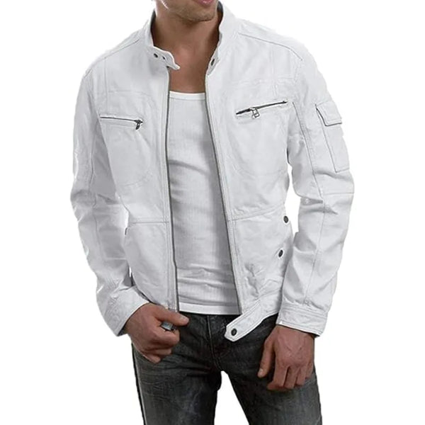 Distress Leather Jacket