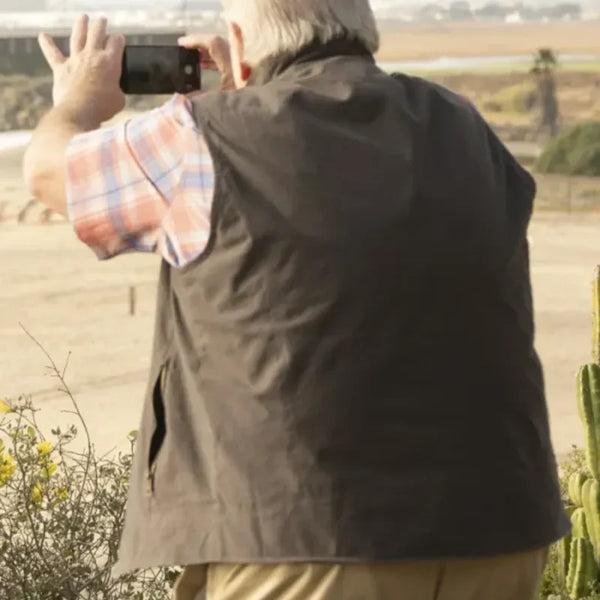 Doctor Odyssey Jim O’Heir Brown Vest