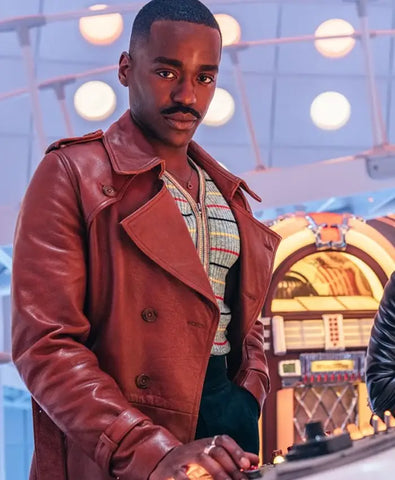 Doctor Who 15th The Doctor Brown Leather Coat