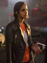 Doctor Who Mandip Gill Biker Jacket