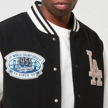 Dodgers Patch Black Varsity Jacket