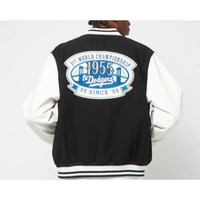 Dodgers Patch Black Varsity Jacket