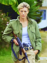 Dominique 2024 Oksana Orlan Green Jacket