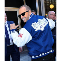 Donnie Wahlberg NYC Blue Bomber Jacket