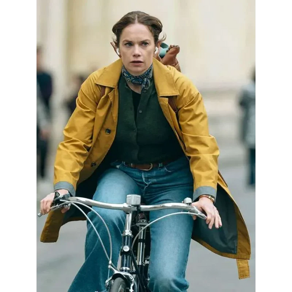 Down Cemetery Road Ruth Wilson Mustard Coat