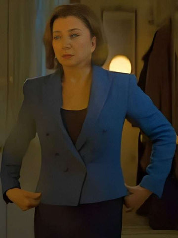 Dr. Muriel Landon Brilliant Minds S01 Blue Blazer