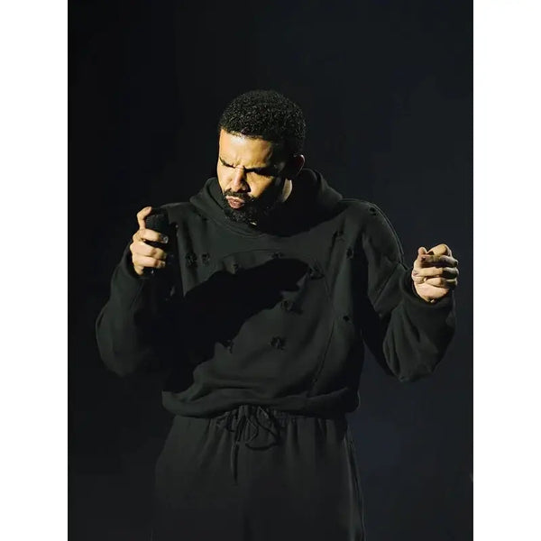 Drake Bullet Hole Black Hoodie