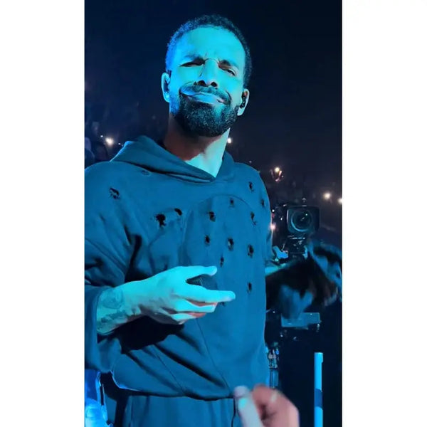 Drake Bullet Hole Black Hoodie