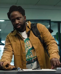 Dreaming Whilst Black S02 Adjani Salmon Brown Shirt Jacket