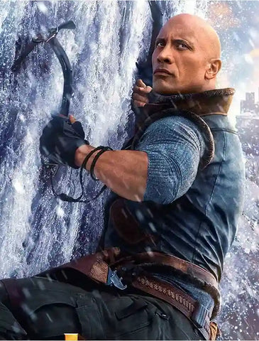 Dwayne Johnson Jumanji The Next Level Leather Vest