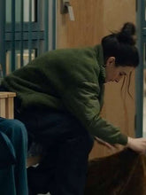 Dying for Sex Jenny Slate Green Bomber Jacket