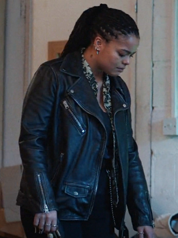 Big Mood S01 Eddie Black Leather Jacket