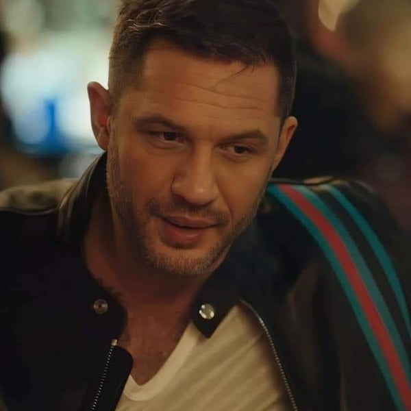 Eddie Brock Venom 2 Black Leather Jacket