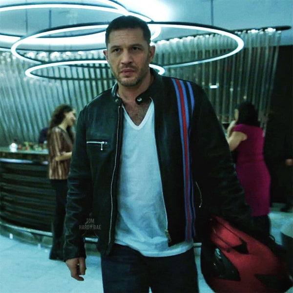 Eddie Brock Venom 2 Black Leather Jacket