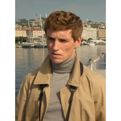 Eddie Redmayne The Day of the Jackal Beige Trench Coat