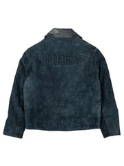 Edmonton Oilers Suede Leather Jacket