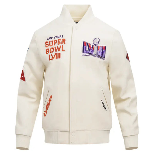 Men's Superbowl Lviii Wool Varsity Jacket