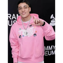 El Malilla Spotlight 2025 Pink Pullover  Hoodie