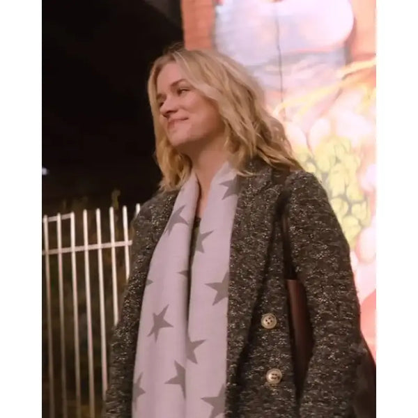 Guinevere Beck You S02 Elizabeth Lail Grey Trench Coat