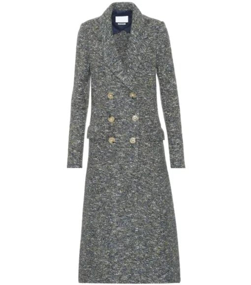 Elizabeth Lail You S02 Guinevere Beck Grey Trench Coat