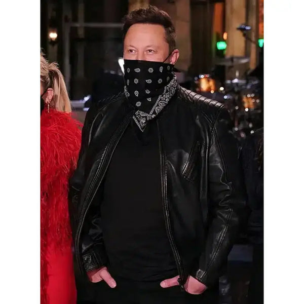 Elon Elite Black Moto Jacket