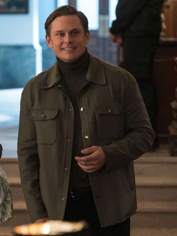 Billy Magnussen Elsbeth S02 Grey Jacket