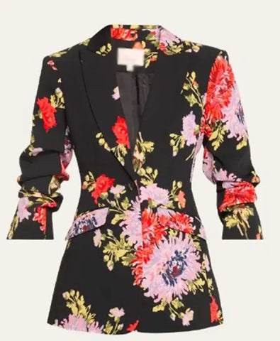 Elsbeth S01 Carrie Preston Black Floral Blazer