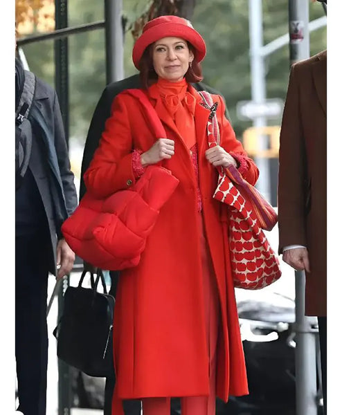 Carrie Preston Elsbeth S03 Red Coat