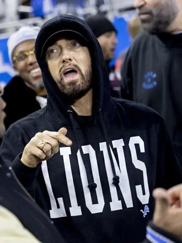 Eminem Detroit Lions Black Hoodie