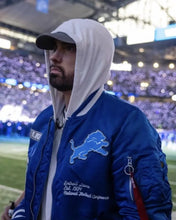 Show Eminem Detroit Lions Halftime Jacket