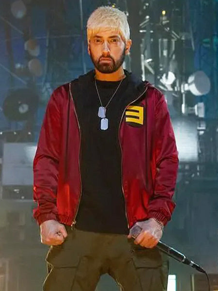 Eminem Houdini 2024 Red Jacket