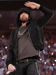 Super Bowl LVI Halftime Eminem Black Hoodie