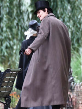 Louis Partridge Enola Holmes 2 Grey Trench Coat