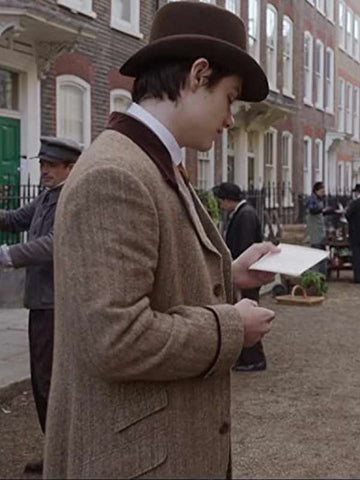 Louis Partridge Enola Holmes 2 Brown Coat