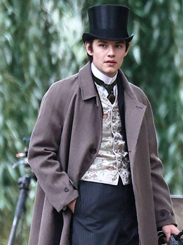 Louis Partridge Enola Holmes 2 Grey Trench Coat
