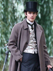 Louis Partridge Enola Holmes 2 Grey Trench Coat