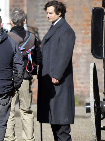 Henry Cavill Enola Holmes 2 Wool Coat