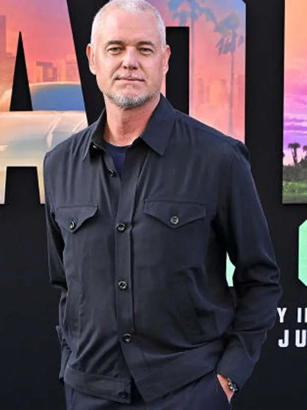Eric Dane Bad Boys Ride or Die 2024 Black Jacket