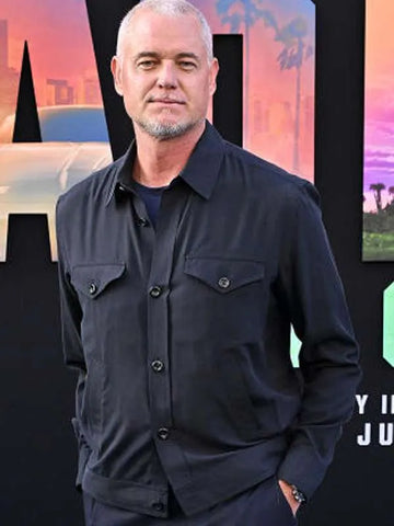 Eric Dane Bad Boys Ride or Die 2024 Black Jacket