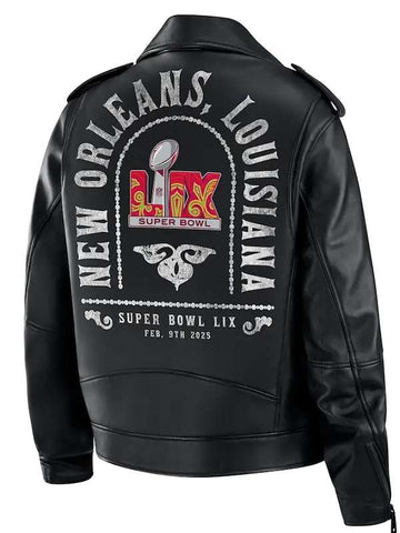 Erin Andrews Super Bowl LIX New Orleans Jacket