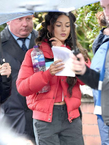 Erin Croft Brassic Red Puffer Jacket