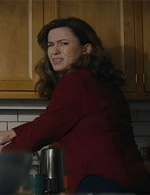 Eve Myles The Crow Girl Maroon Shirt