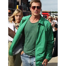 F1 Brad Pitt Green Jacket
